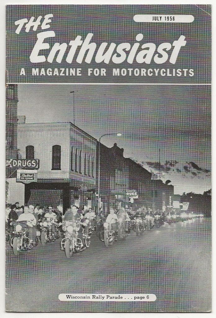 Harley Davidson enthusiast july 1956 (HD65), Verzenden, Harley-Davidson of Buell