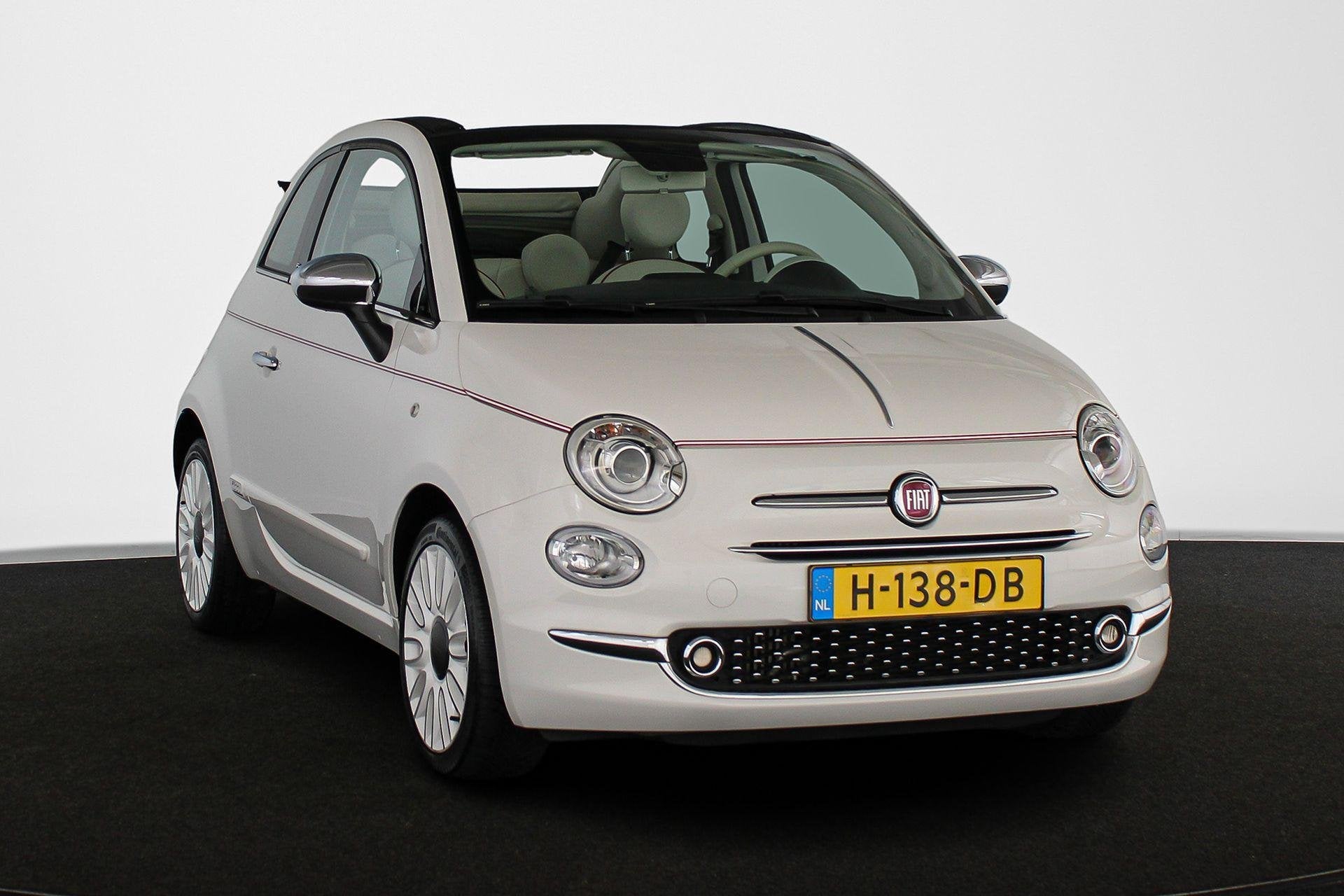 Fiat 500C 0.9 TwinAir Turbo Dolcevita NL Auto Navigatie Xeno, Voorwielaandrijving, Gebruikt, Euro 6, Cabriolet