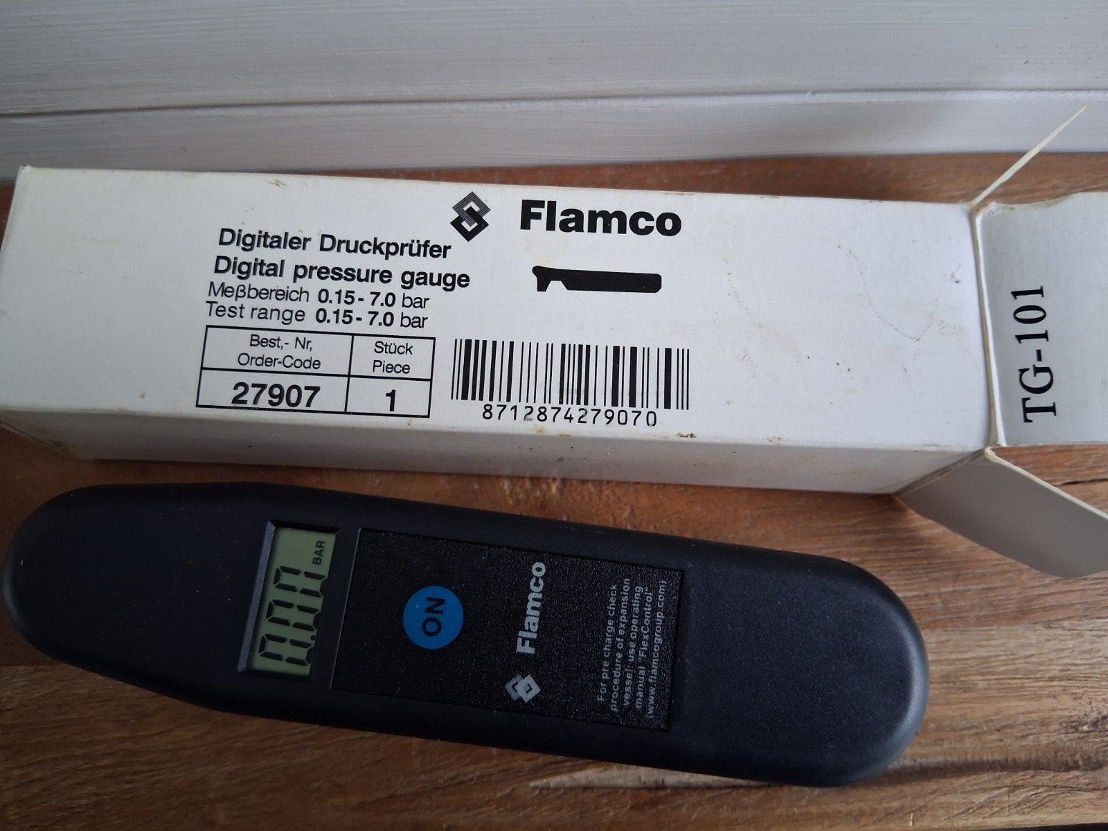 Flamco Digitale Drukmeter - TG-101, Ophalen of Verzenden