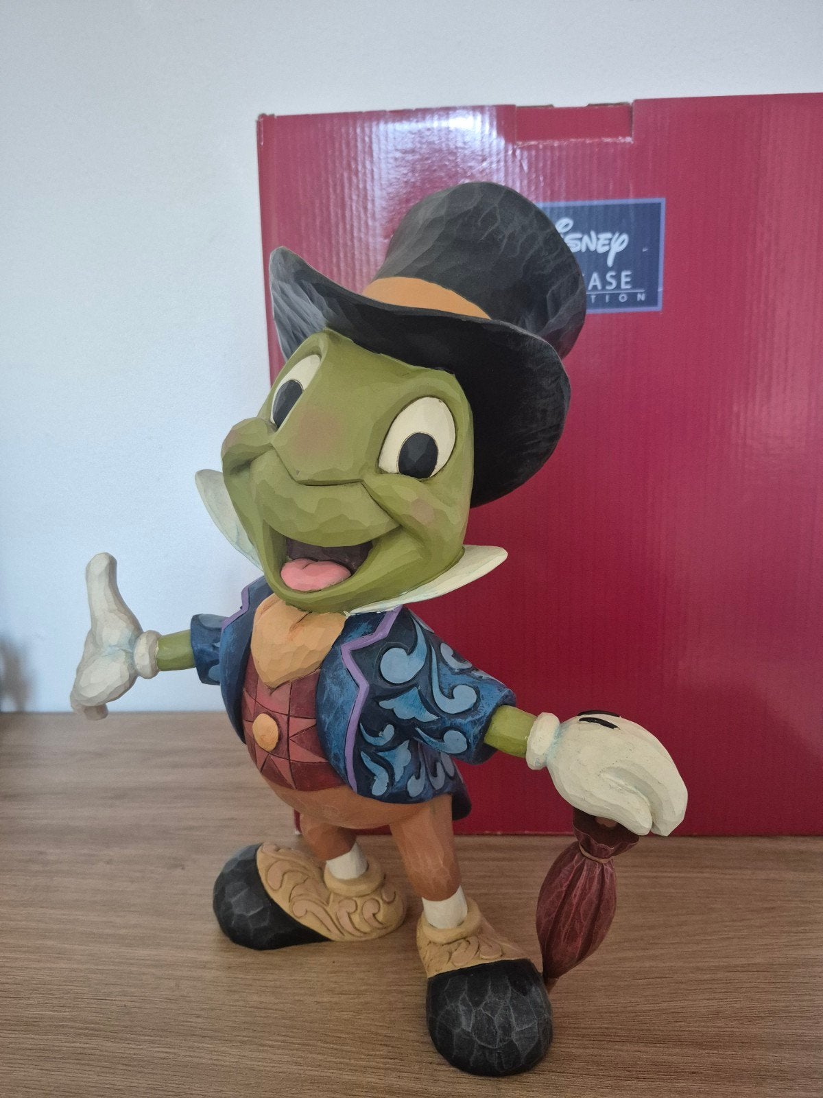 Disney Showcase Japie Krekel Beeld met Doos, Ophalen of Verzenden, Peter Pan of Pinokkio, Nieuw, Beeldje of Figuurtje