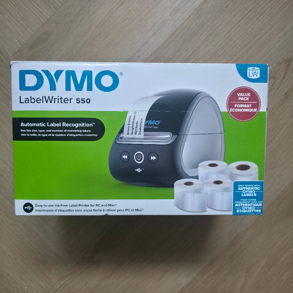 DYMO LabelWriter 550 Value Pack – Nieuw in doos, Ophalen of Verzenden, Nieuw, Etiket, Dymo
