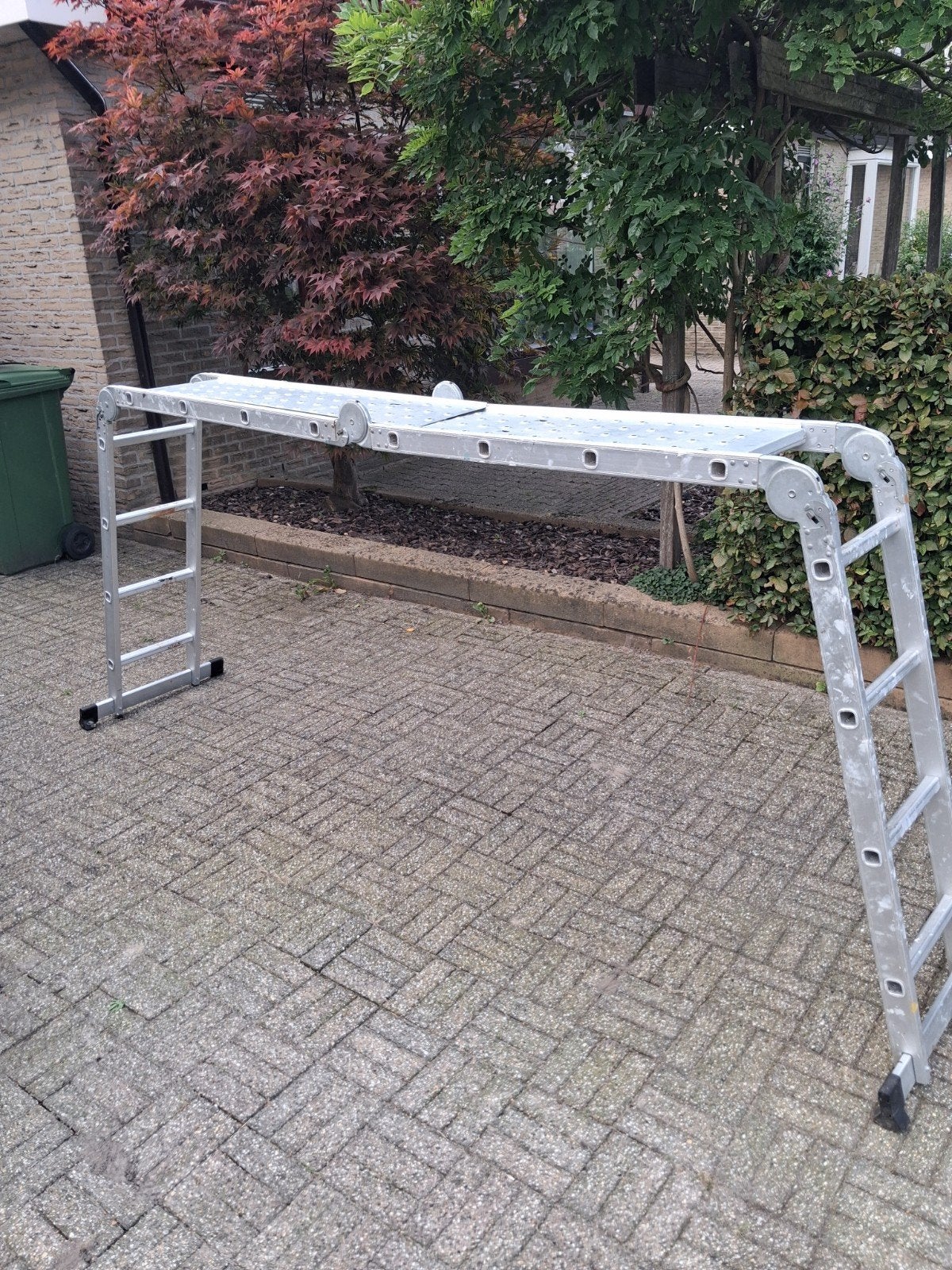 Multifunctionele vouwladder - Gebruikt, Ophalen, Gebruikt, Ladder, Opvouwbaar of Inschuifbaar