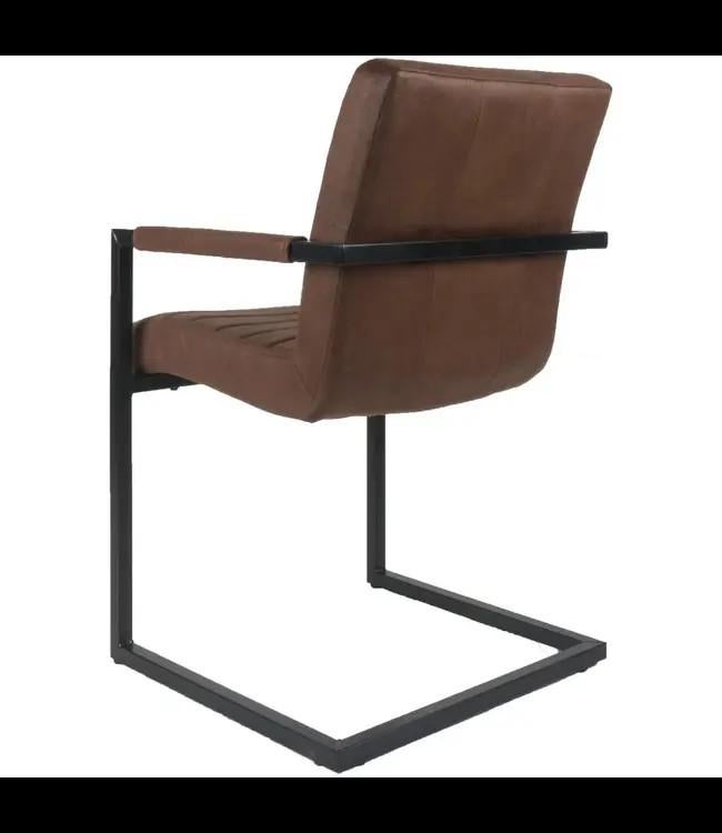 4x Moderne bruine eetkamerstoel - Gratis bezorgd, Shop@moreliving.nl, Nieuw, Ophalen of Verzenden, Modern, Industrieel