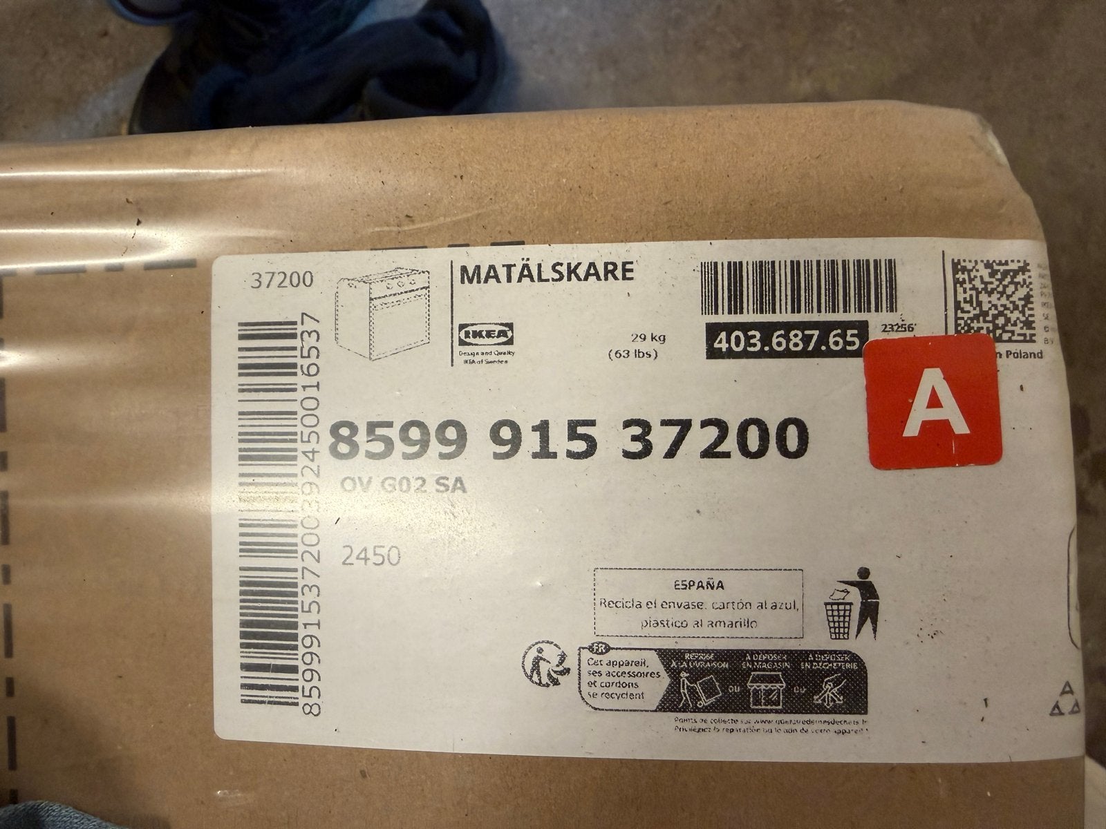 IKEA MATÄLSKARE Heteluchtoven - Nieuw in doos, Ophalen, Nieuw, Heteluchtoven, Inbouw