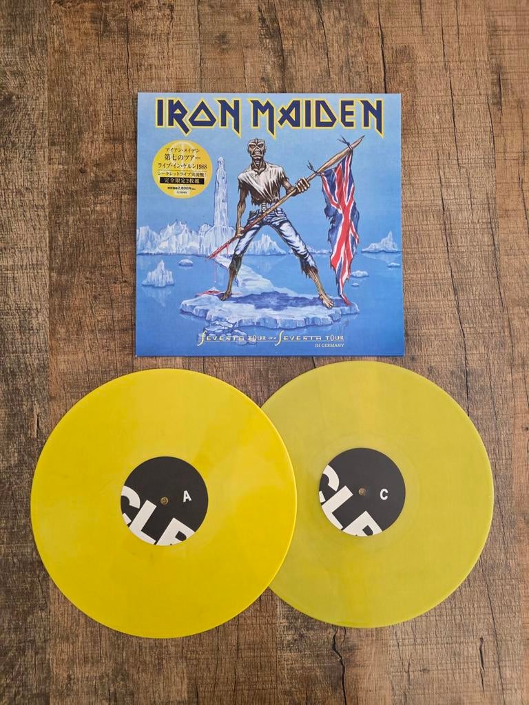 Iron Maiden -Seventh Tour of a Seventh Tour 5 stuks, Cd's en Dvd's, Vinyl | Hardrock en Metal, Ophalen of Verzenden