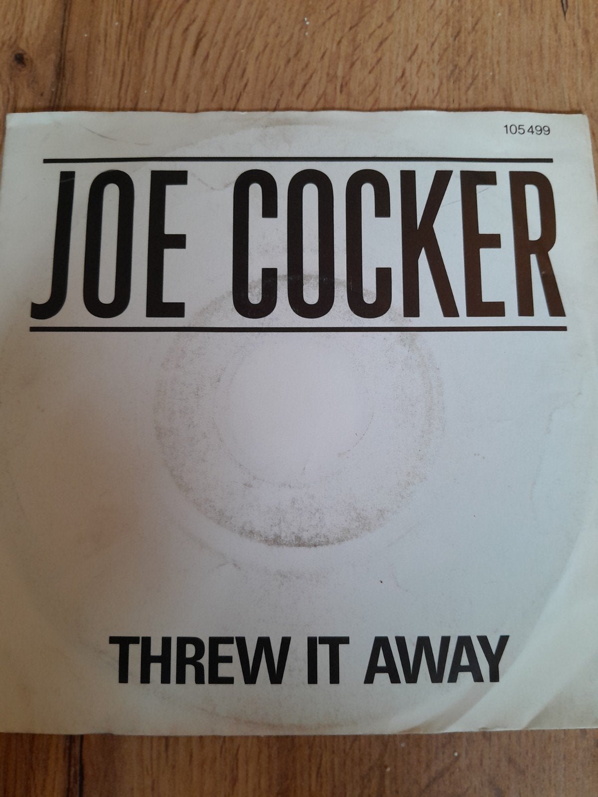 Joe cocker 7inch threw it away, Cd's en Dvd's, Vinyl Singles, Ophalen of Verzenden, Zo goed als nieuw, Pop