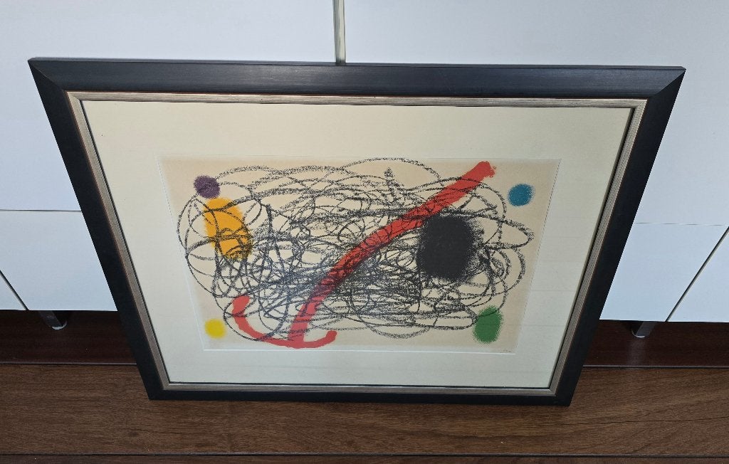 Zeefdruk (MIRO), Ingelijst, Ophalen, Zeefdruk