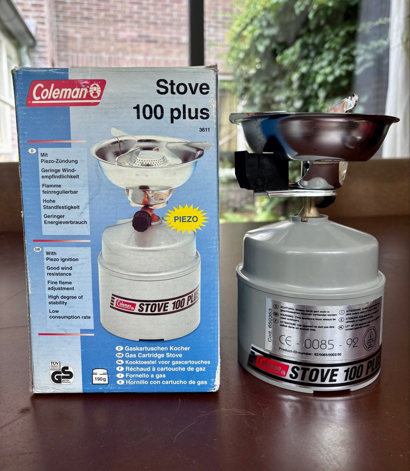 Coleman Stove 100 Plus gaskooktoestel met ontsteking, Caravans en Kamperen, Ophalen, Zo goed als nieuw