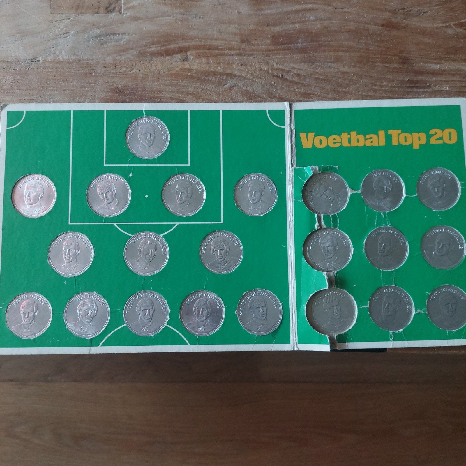 Voetbal Top 20 Munten Collectie - Zeldzaam, Verzamelen, Sportartikelen en Voetbal, Ophalen of Verzenden, Gebruikt