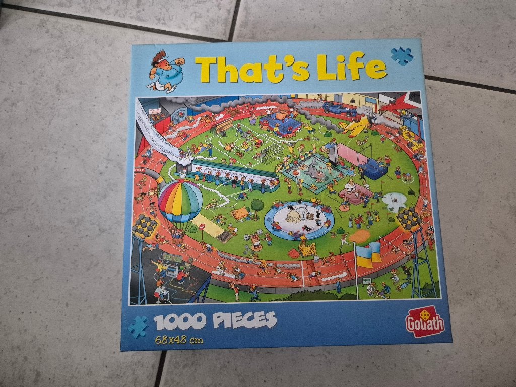 Puzzel That’s life Sport, atletiek stadion  371305 - 1000 st, Ophalen of Verzenden, 500 t/m 1500 stukjes, Zo goed als nieuw, Legpuzzel