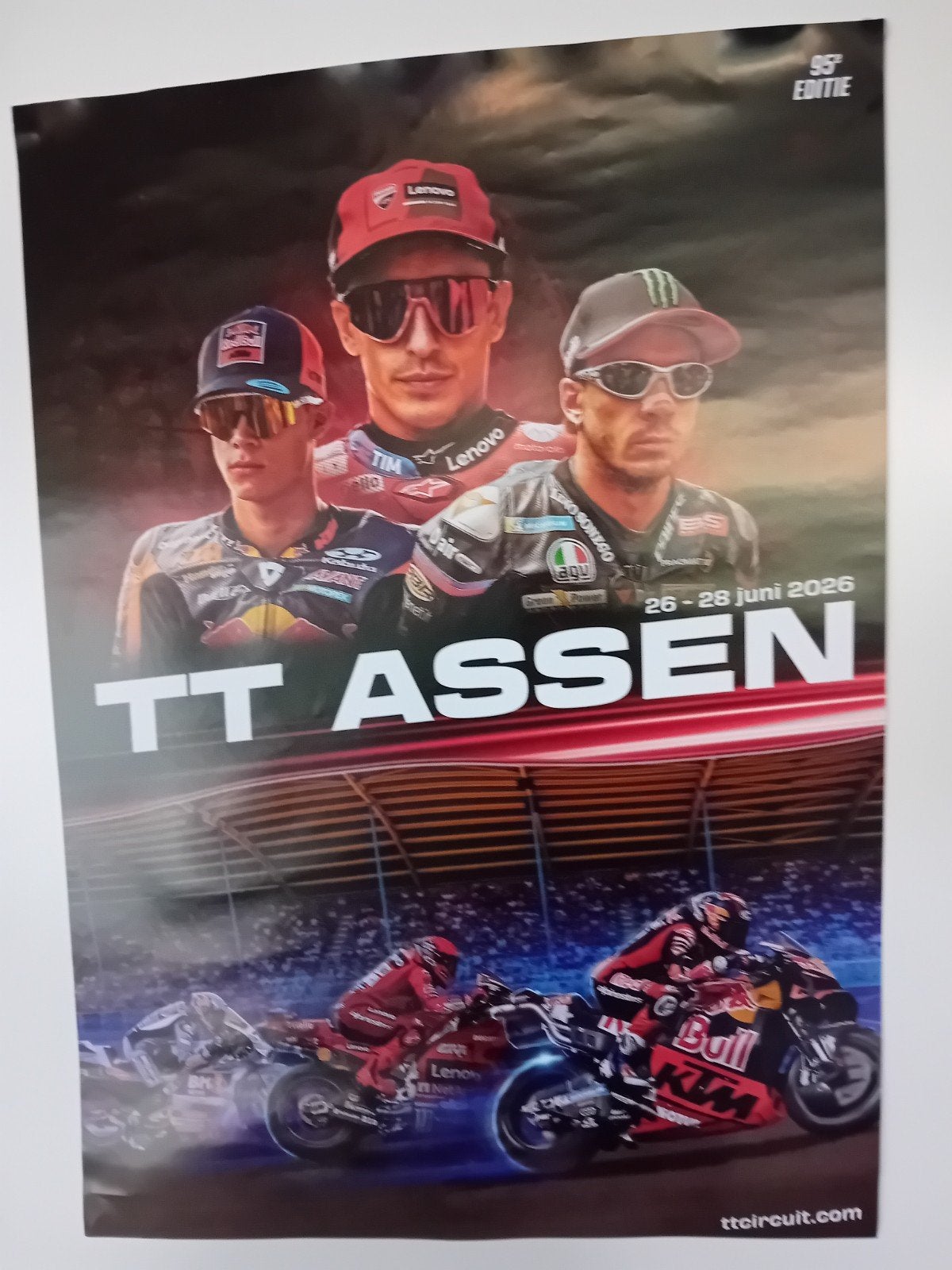 TT Assen 2026 Poster - 95e Editie, Rechthoekig Staand, Ophalen of Verzenden, Zo goed als nieuw, Sport