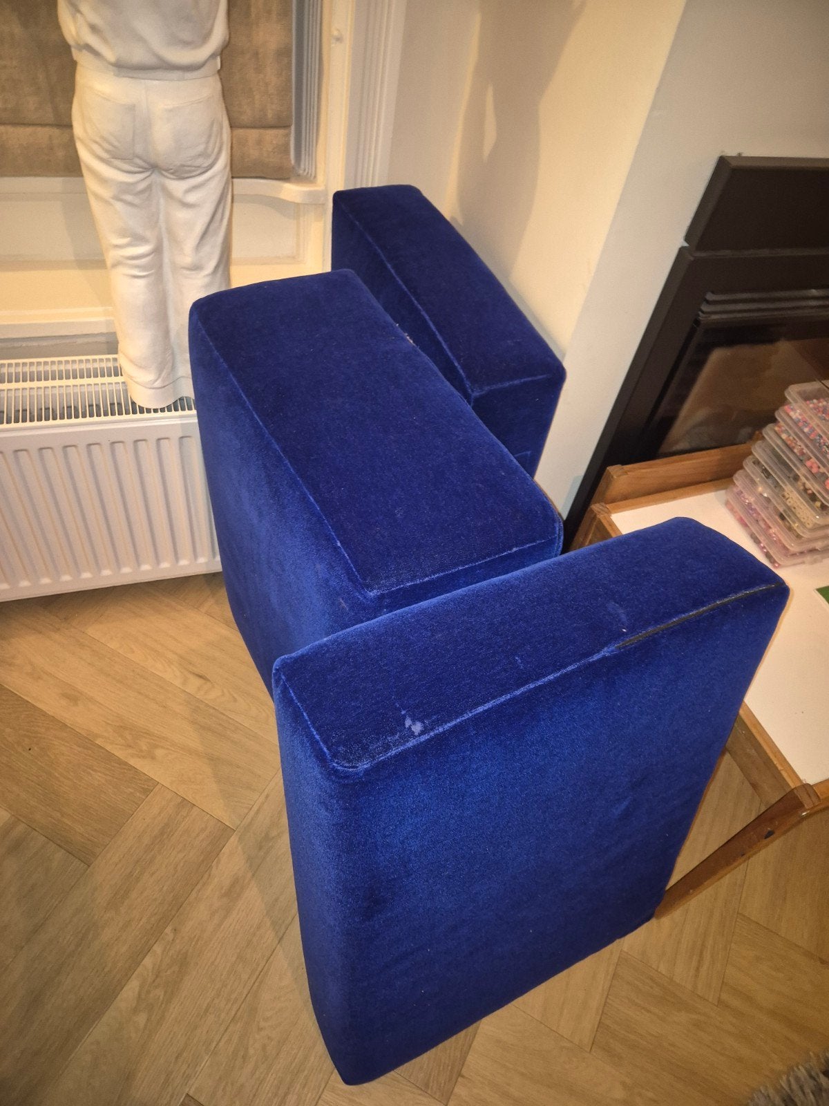 blauwe kussens gratis, Ophalen, Eenpersoons, 75 tot 100 cm, Minder dan 150 cm