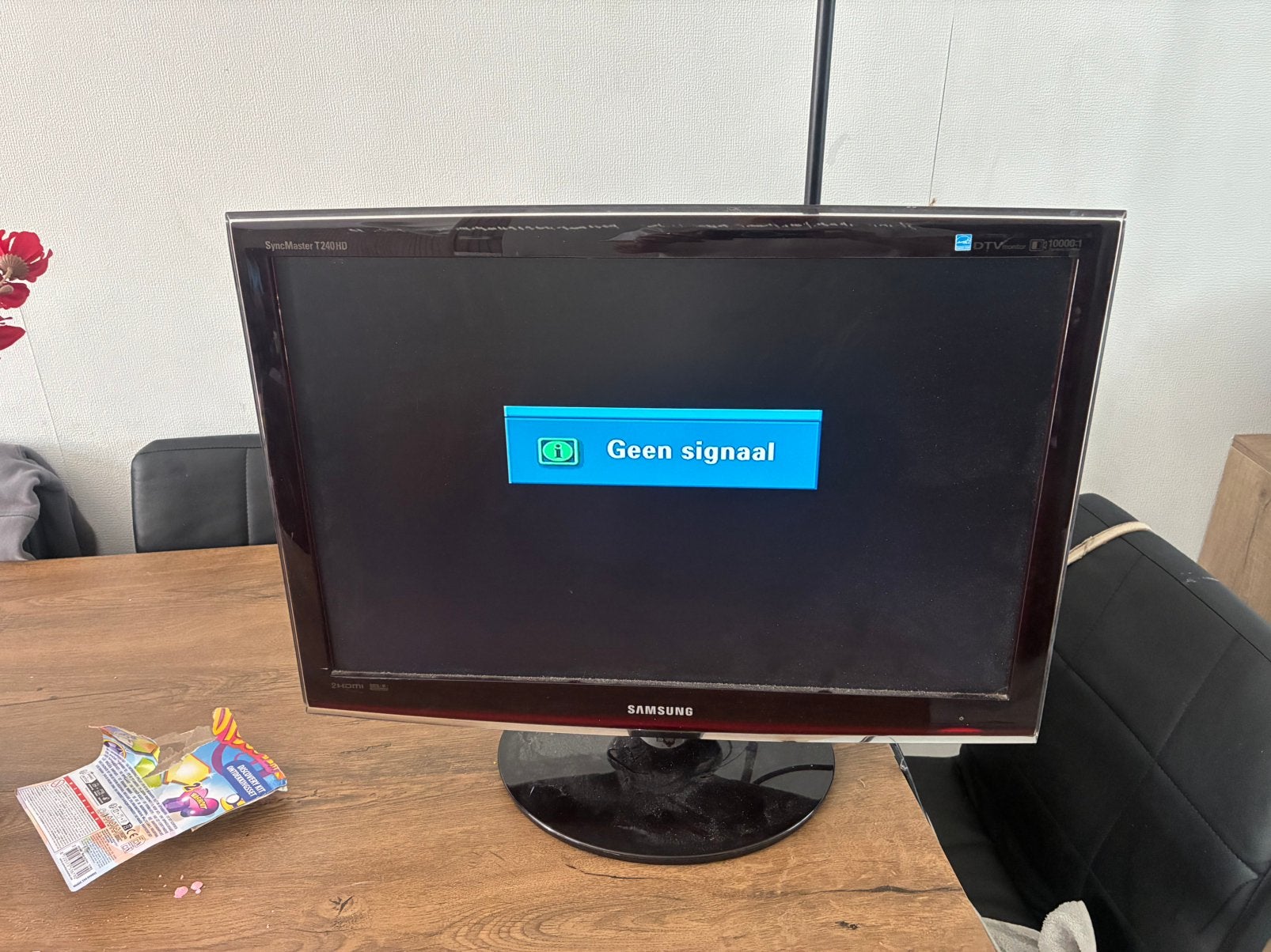 Samsung SyncMaster 24 inch TV / Monitor (T240HD), Ophalen of Verzenden, Zo goed als nieuw, 50 Hz, Samsung