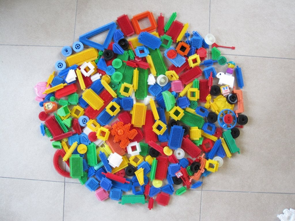 Grote set Nopper bouwblokken, Kinderen en Baby's, Ophalen of Verzenden, Zo goed als nieuw, Nopper