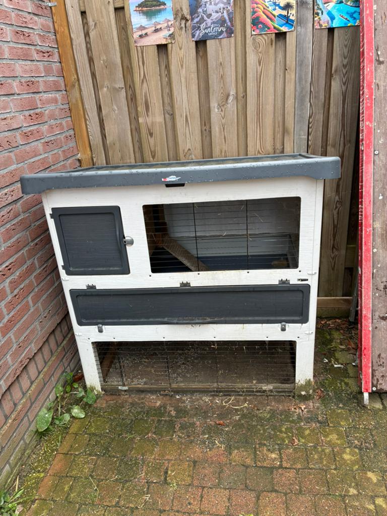 Konijnen hok plus gratis  ren, Ophalen, 110 cm of meer, Hok, 90 cm of meer