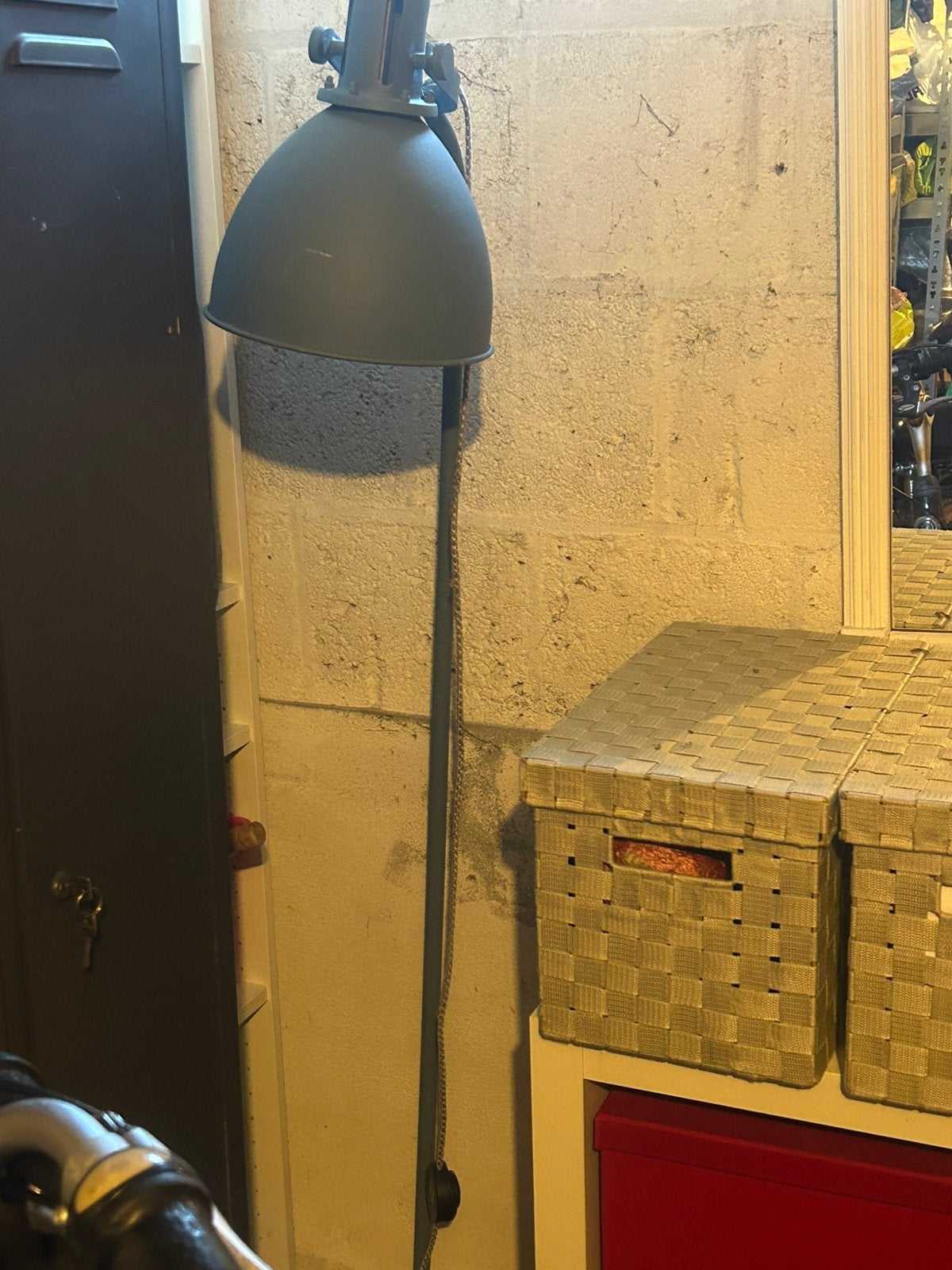Leuke lamp blauw, Ophalen, Zo goed als nieuw, Minder dan 100 cm