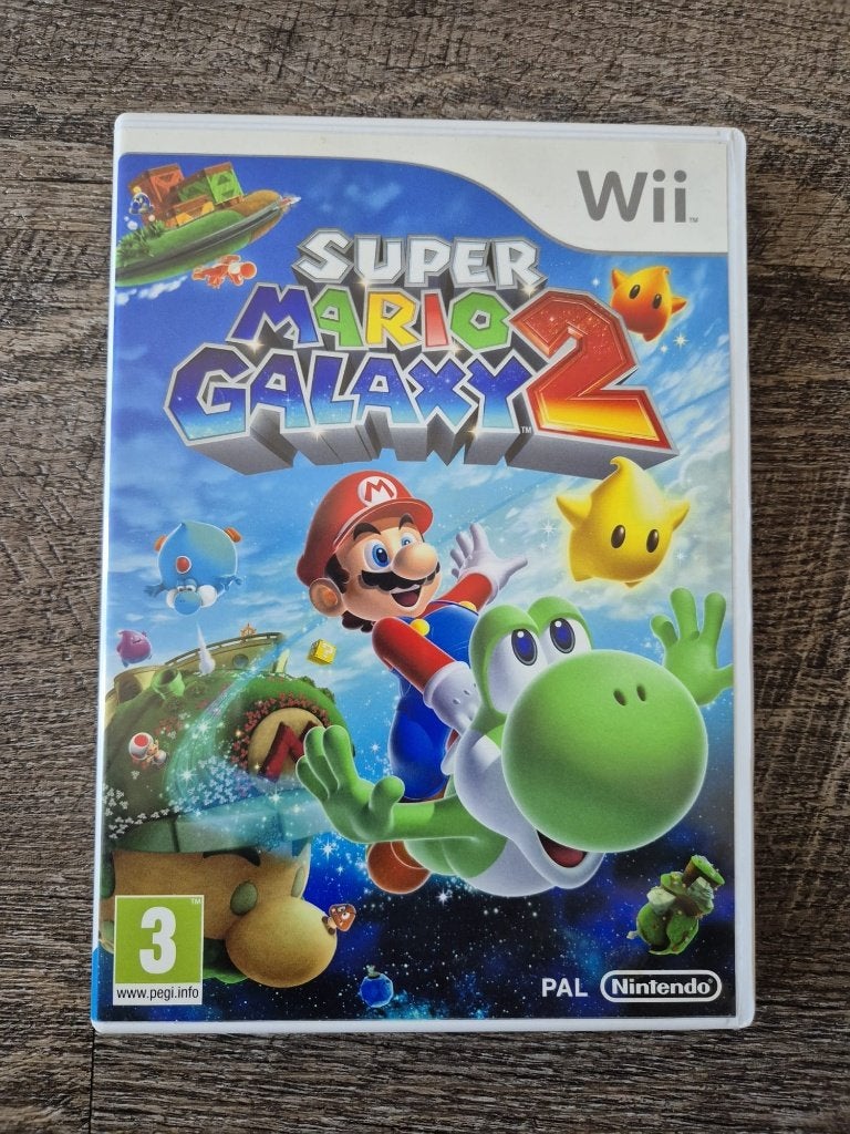 Super Mario Galaxy 2 - Nintendo Wii PAL - krasvrije disc, Spelcomputers en Games, Games | Nintendo Wii, Gebruikt, 2 spelers, Eén computer