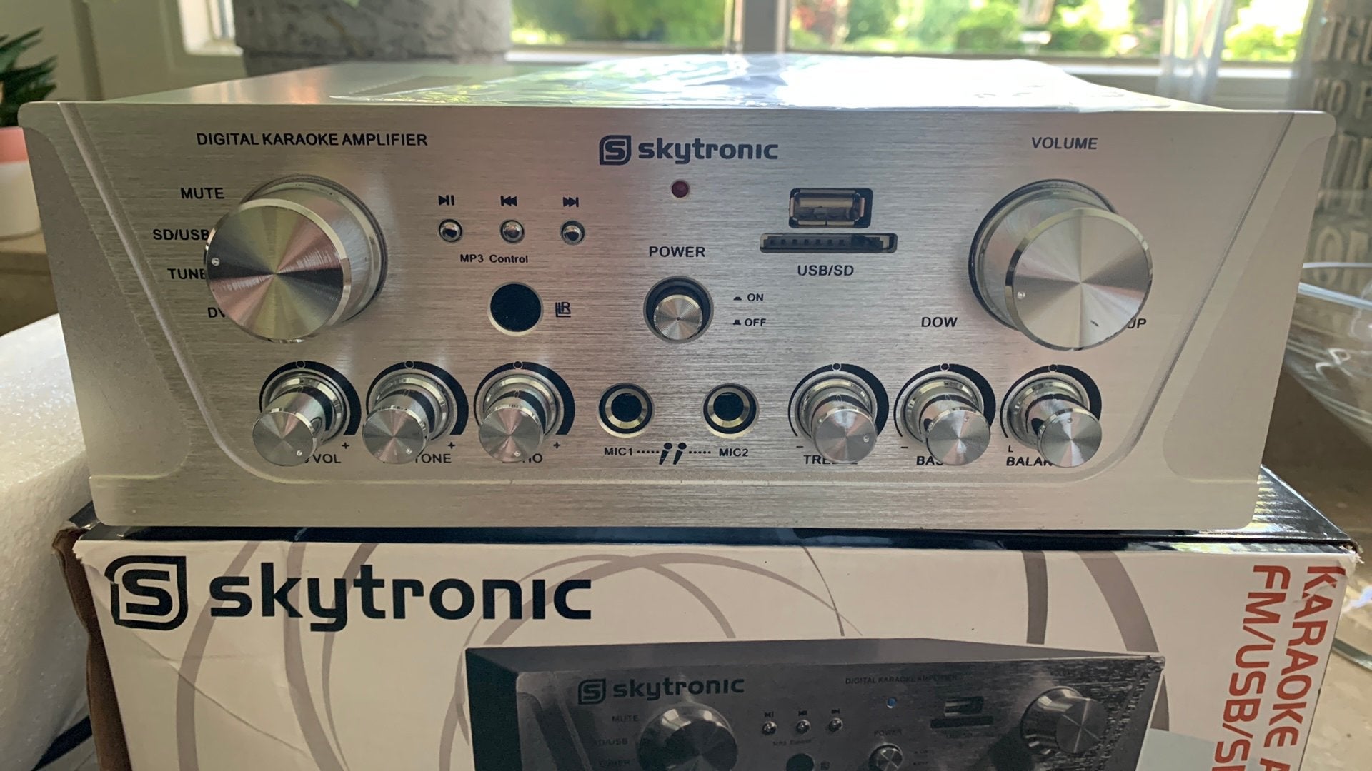 Skytronic ATM-2000USB Karaoke Versterker - Nieuw in doos, Nieuw, 60 tot 120 watt, Stereo, Ophalen