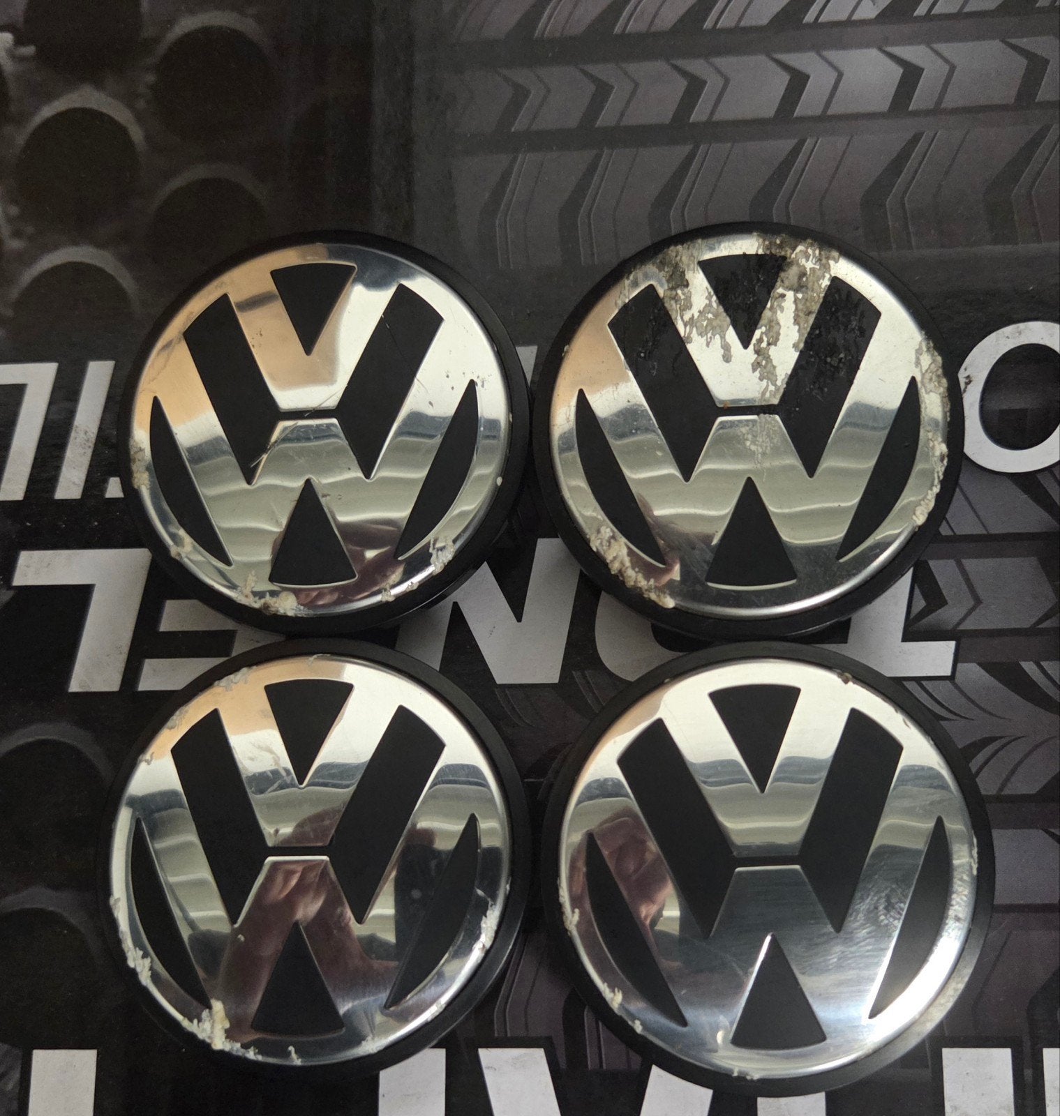 ORIGINELE VW NAAFDOPPEN 57mm, Ophalen of Verzenden, Gebruikt