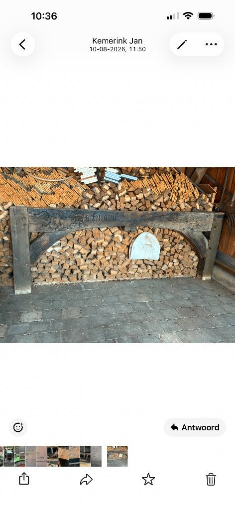 Eiken gebint, Ophalen, Gebruikt, 25 tot 50 mm, Eiken