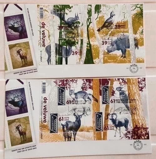 FDC E502 De Veluwe 2004 NL onbeschreven, Postzegels en Munten, Postzegels | Eerstedagenveloppen, Ophalen of Verzenden