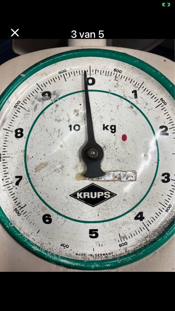 Vintis weegschalen, Ophalen of Verzenden, Zo goed als nieuw, Personenweegschaal, Minder dan 10 kg