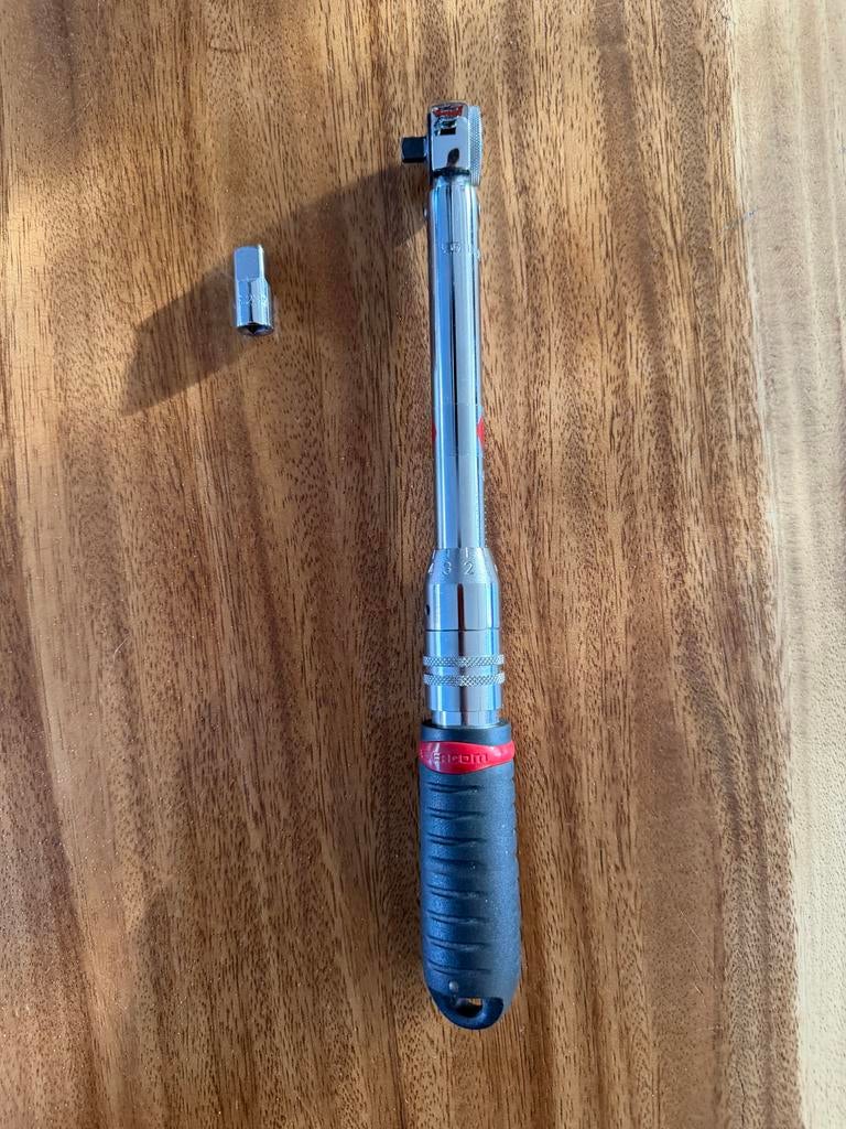 Facom momentsleutel met vaste ratel 1/4" 5-25 nm, Ophalen of Verzenden, Zo goed als nieuw