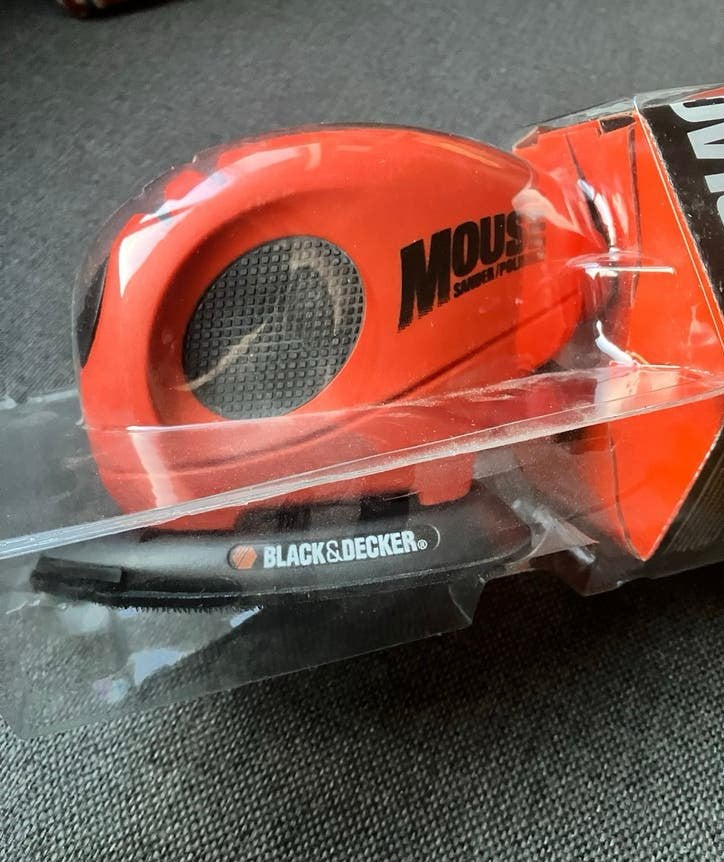 NIEUWE Black & Decker Mouse schuurmachine/polijstmachine, Ophalen of Verzenden, Nieuw, Minder dan 600 watt, Overige typen