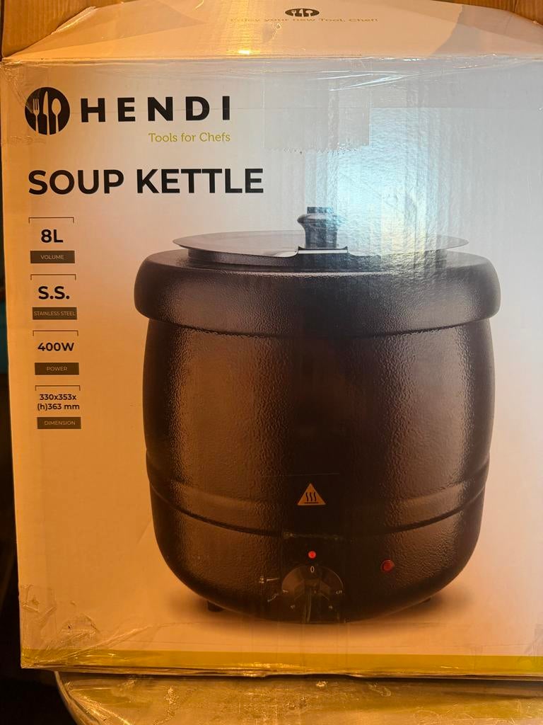 Nieuwe Hendi Soepketel 8L - Ideaal voor horeca, Ophalen of Verzenden, Nieuw