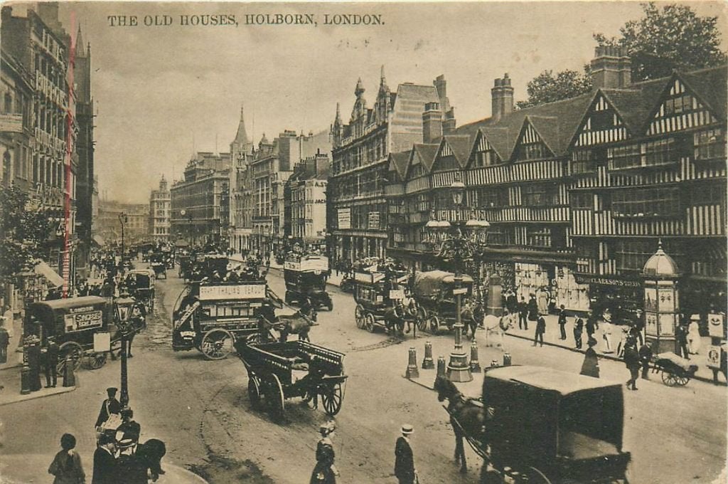 701-463-041 London Holborn, Verzamelen, Ansichtkaarten | Buitenland, Verzenden, Voor 1920, Engeland