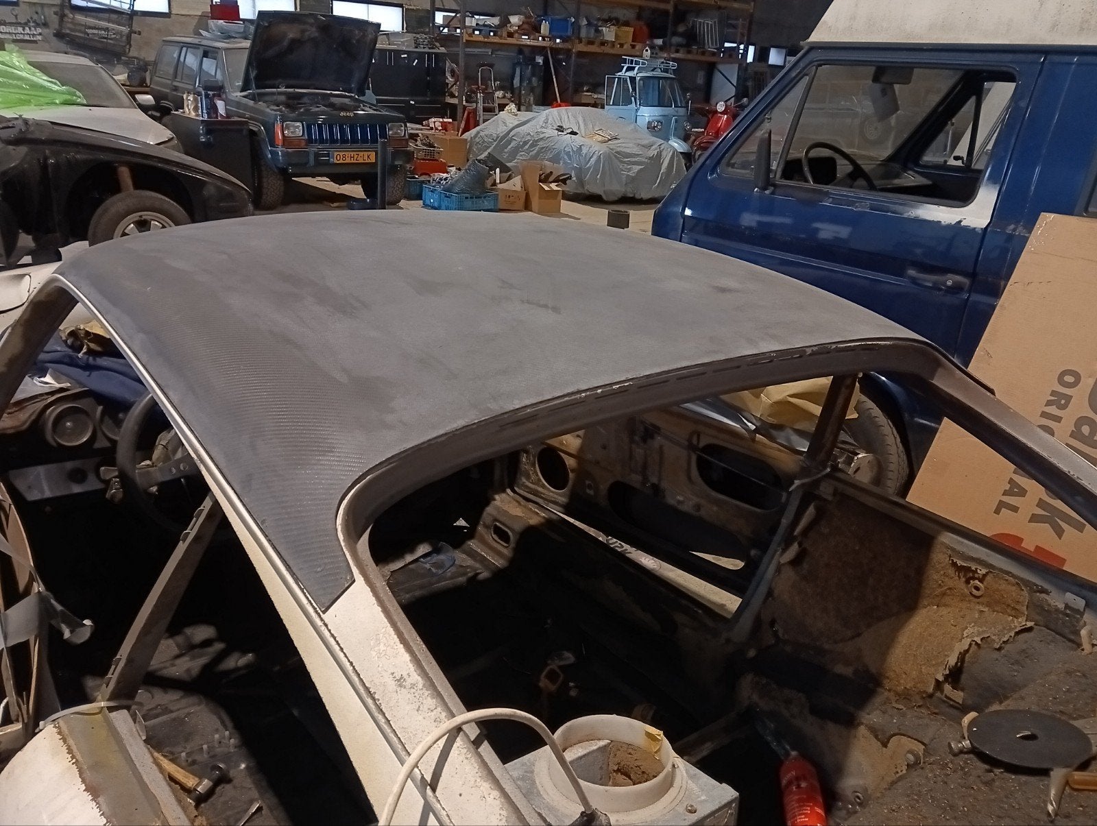 Carbon dakpaneel voor porsche 911, Auto-onderdelen, Ophalen, Gebruikt, Voor, Bumper