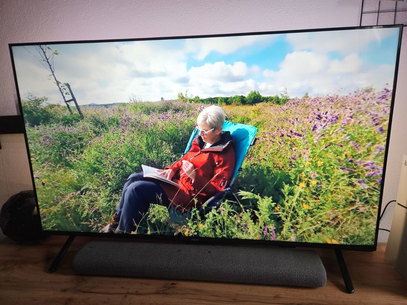 Philips 4k tv 50 inch, Ophalen, Philips, 50 Hz, Zo goed als nieuw