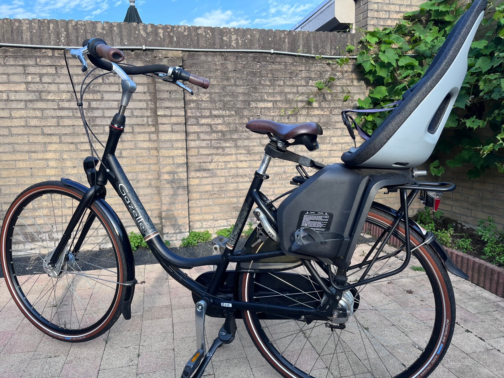 Gazelle bloem moederfiets, Fietsen en Brommers, Fietsen | Dames | Moederfietsen, Ophalen, 53 tot 56 cm, Zo goed als nieuw, Versnellingen