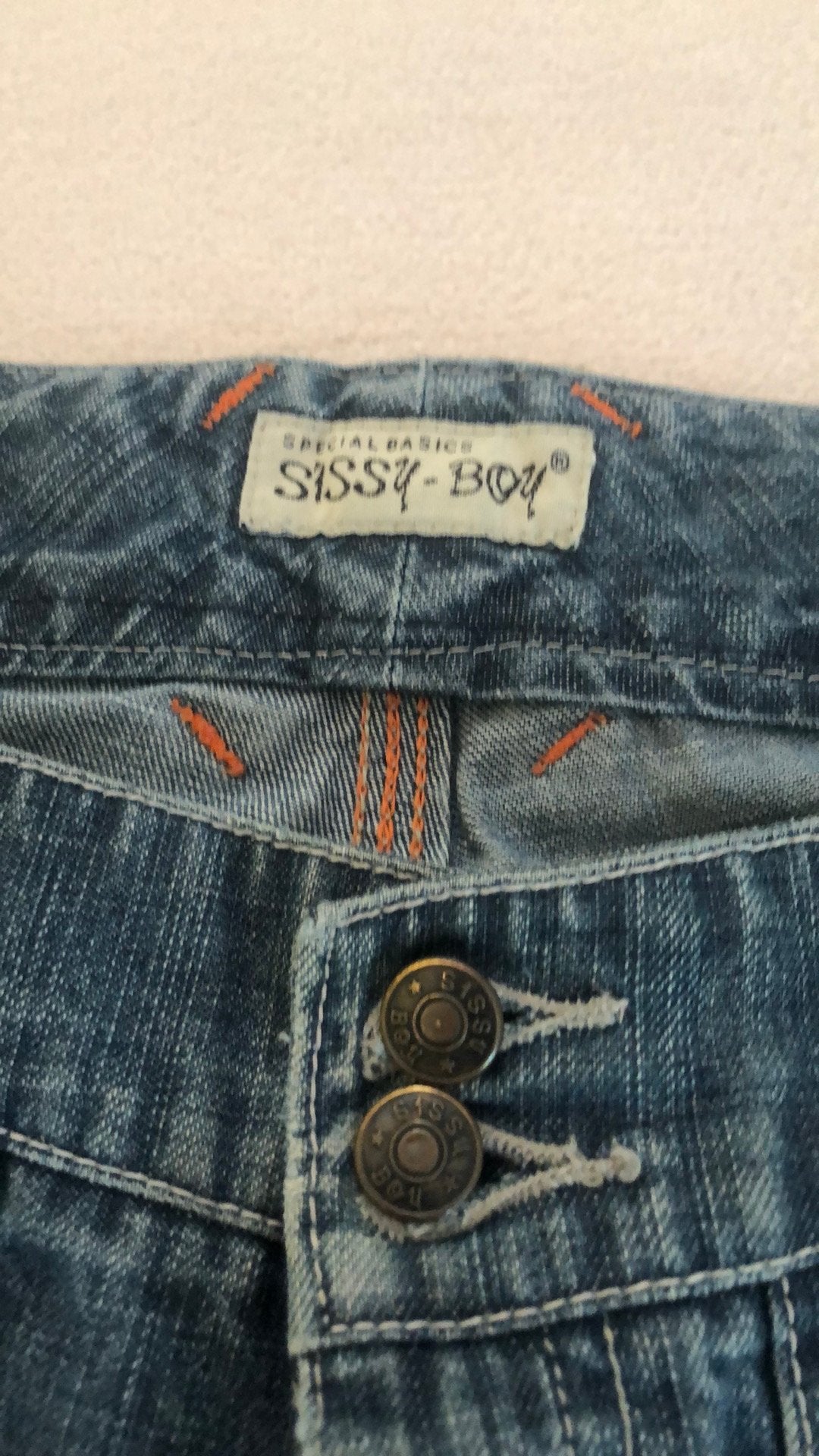 Sissy-boy baggy spijkerbroek maat 36, Verzenden, Zo goed als nieuw, Blauw, W28 - W29 (confectie 36)