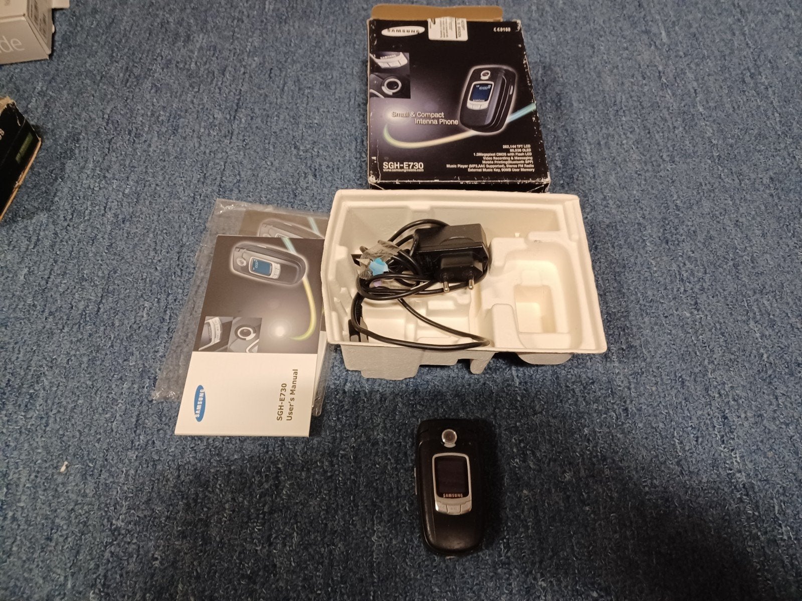 Zeldzame Samsung E730 compleet in doos, Ophalen of Verzenden, Nieuw, Zwart