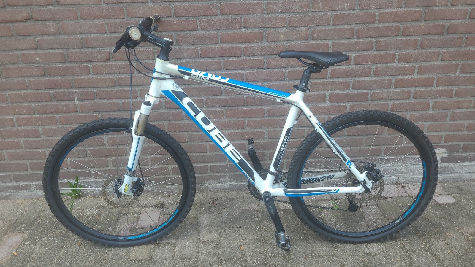 Cube competition-line Mountainbike - Wit/Blauw frame 50 cm, Ophalen, Hardtail, 49 tot 53 cm, Zo goed als nieuw