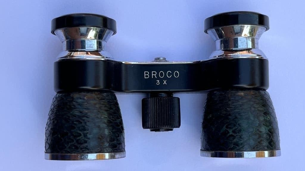 Broco 3x Vintage Mini verrekijker met hoesje, Ophalen, Zo goed als nieuw, Minder dan 8x, Met hoes of tas