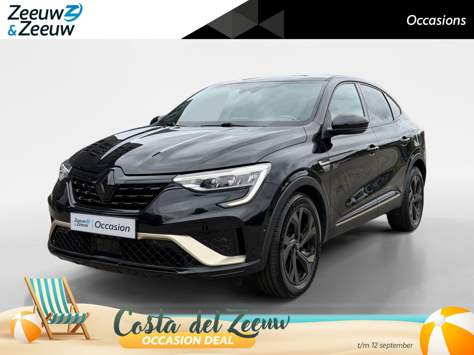 Renault Arkana 145PK E-Tech Hybrid E-Tech Engineered Automaa, Auto's, Gebruikt, Zwart, Bedrijf, 760 kg