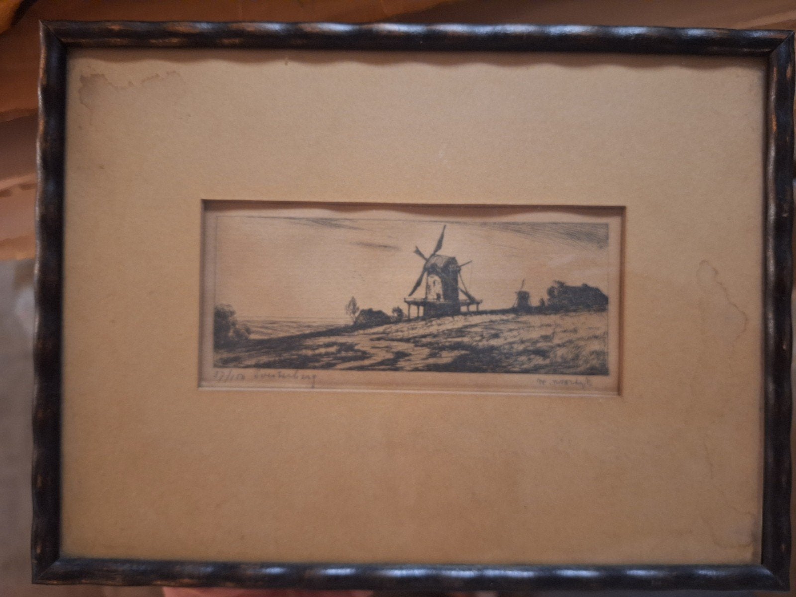Ets Soesterberg van Willem Noordijk, Ophalen of Verzenden