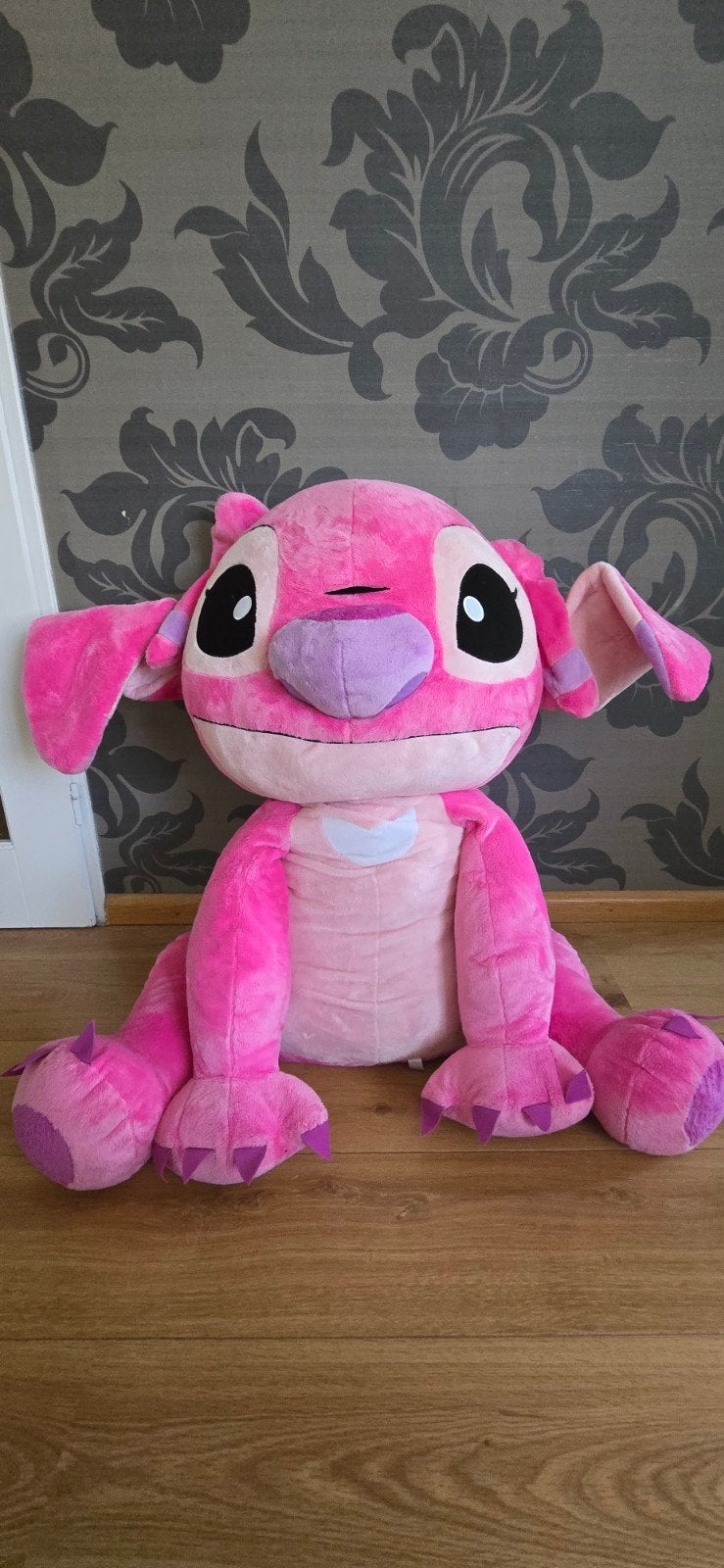 Orginele grote roze Disney Angel knuffel Lilo & Stitch, Kinderen en Baby's, Ophalen, Disney, Disney, Overige typen