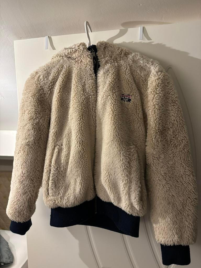 Mooie winterjas America Today, Ophalen, Zo goed als nieuw, Maat 34 (XS) of kleiner, Beige