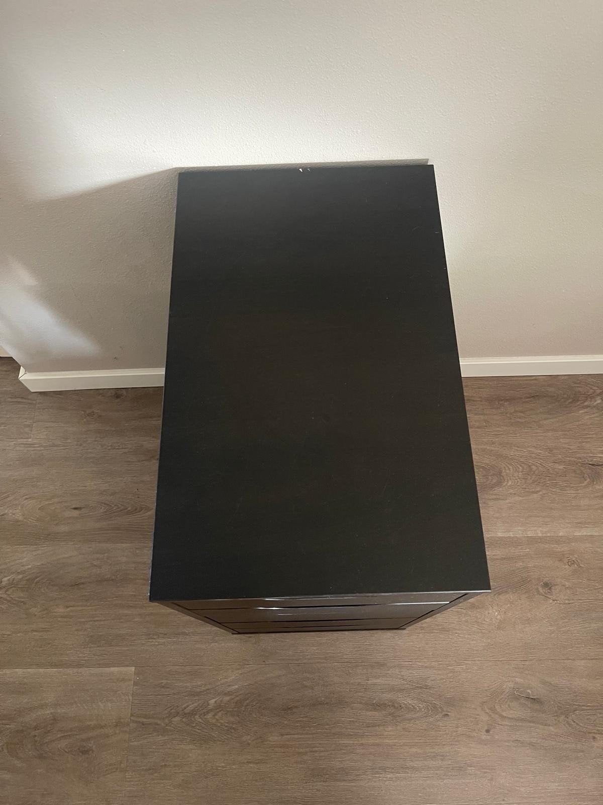 Zwart ladekastje met 5 lades - 70x36x58cm, Huis en Inrichting, Kasten | Ladekasten, Ophalen, Minder dan 50 cm, Gebruikt, 5 laden of meer