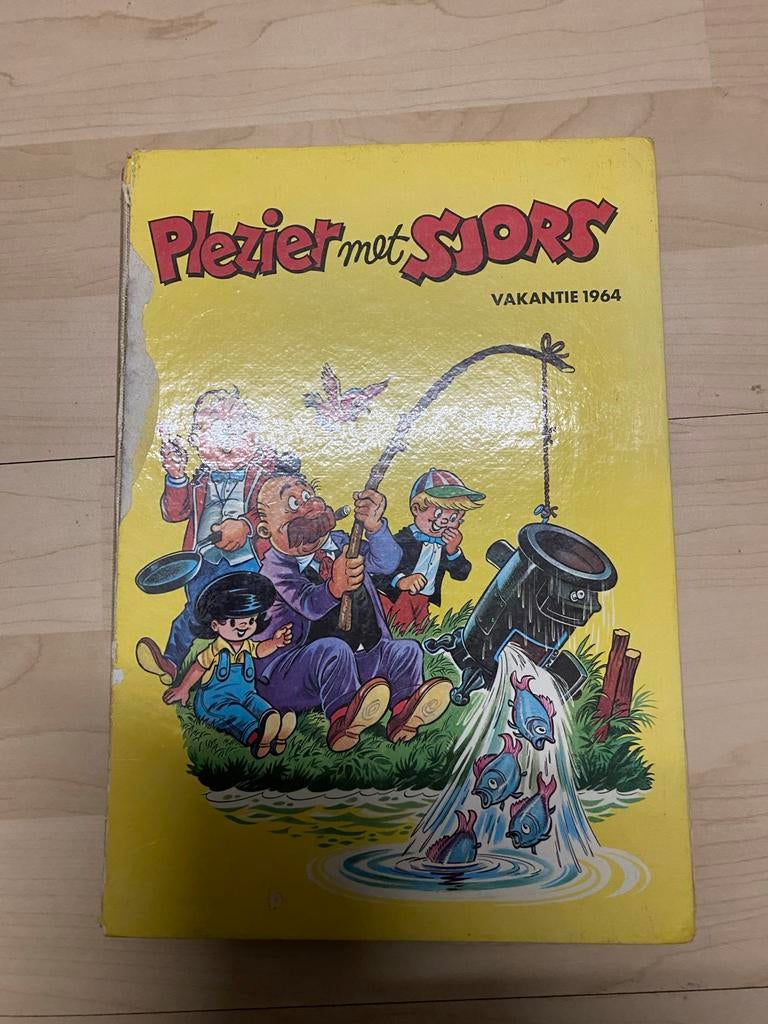 Sjors en Sjimmie Vakantieboek 1964 - Pleziermet Sjors, Boeken, Eén stripboek, Ophalen of Verzenden, Gelezen