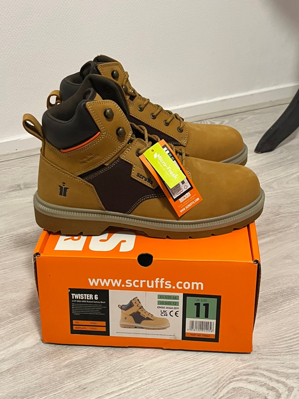 Scruffs veiligheidsschoenen maat 46, Doe-het-zelf en Verbouw, Ophalen of Verzenden, Nieuw