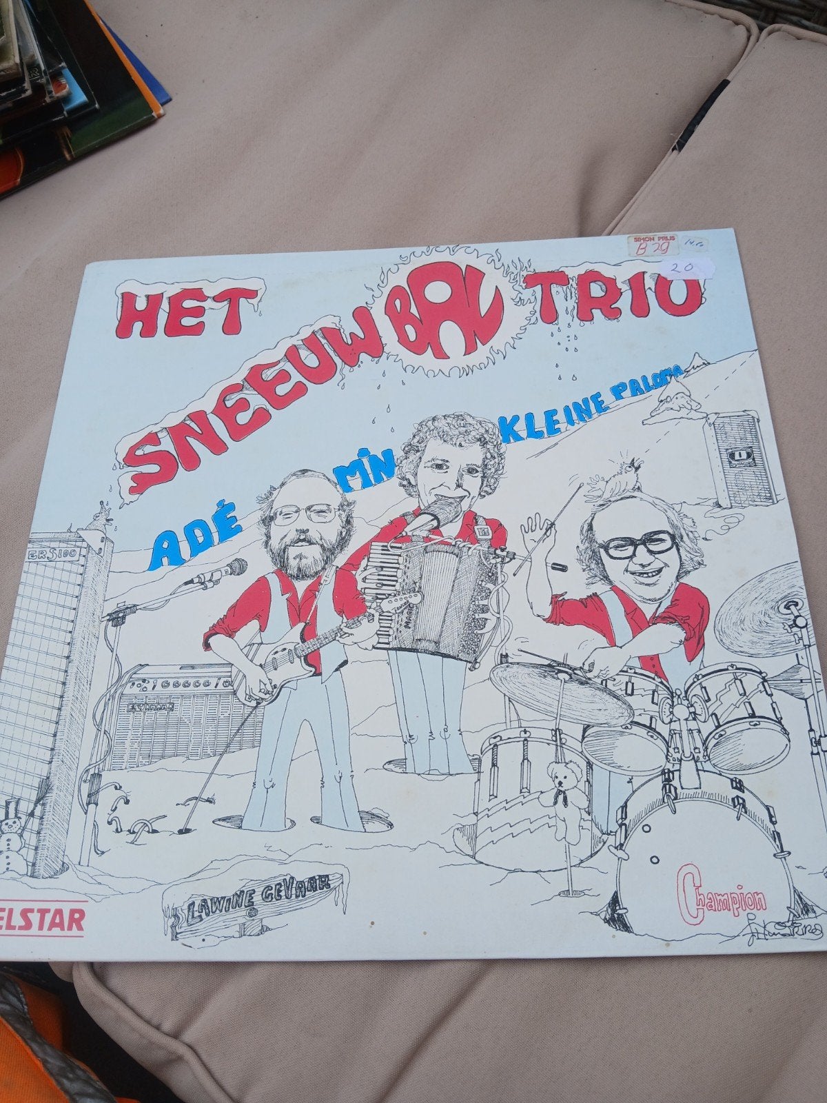 lp het sneeuwbal trio, Verzenden, Zo goed als nieuw, Overige formaten, Levenslied of Smartlap