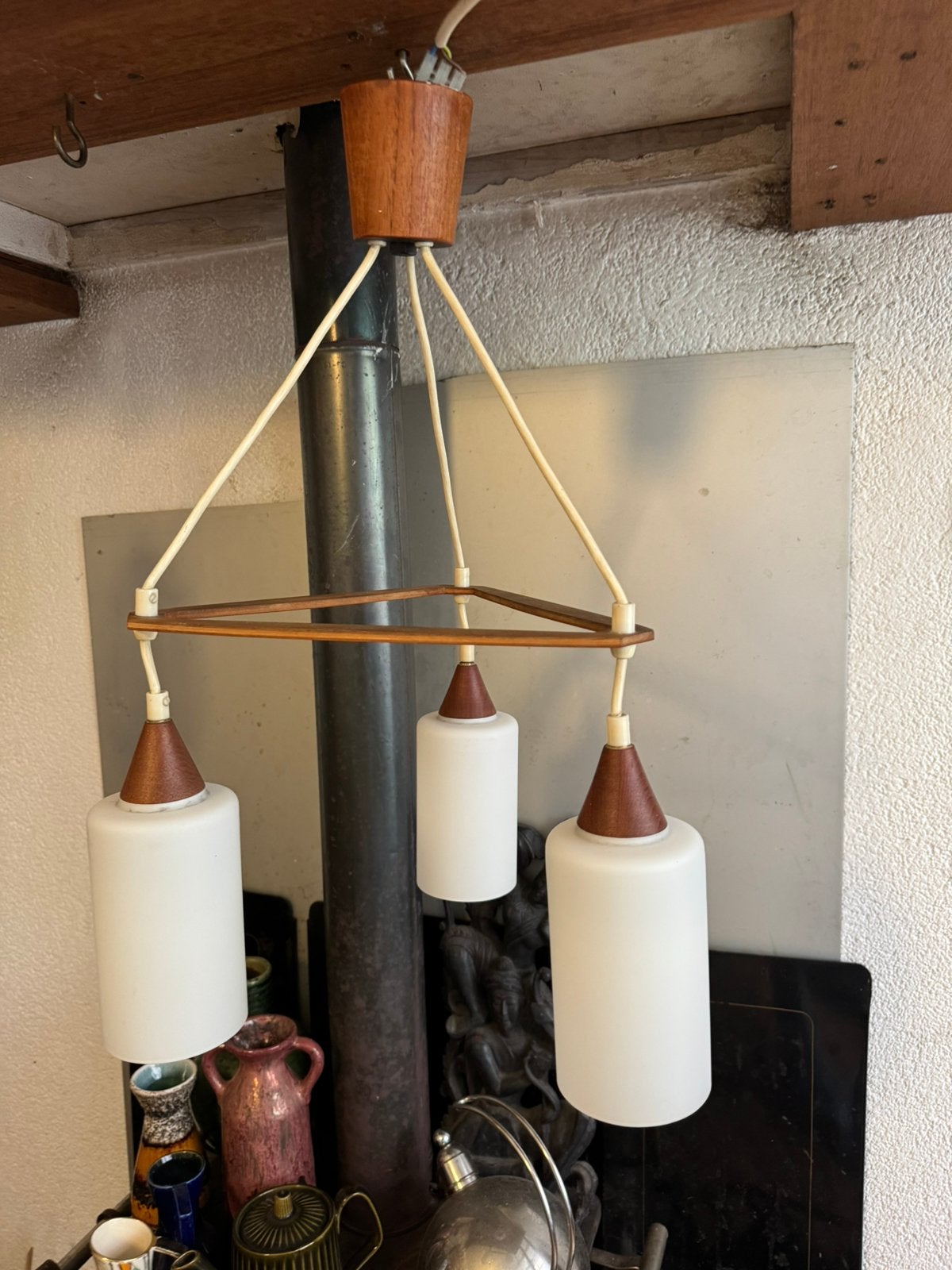 Hanglamp,fifties,sixties,deens design,Mid-Century,vintage, Huis en Inrichting, Gebruikt, Fifties,sixties,deens design, Mid-Century