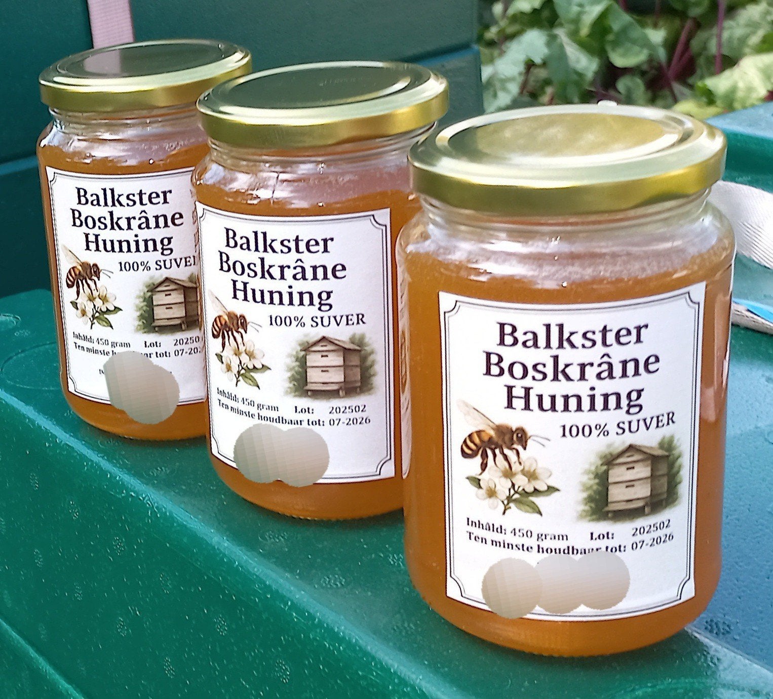 Heerlijke honing uit Balk, Ophalen
