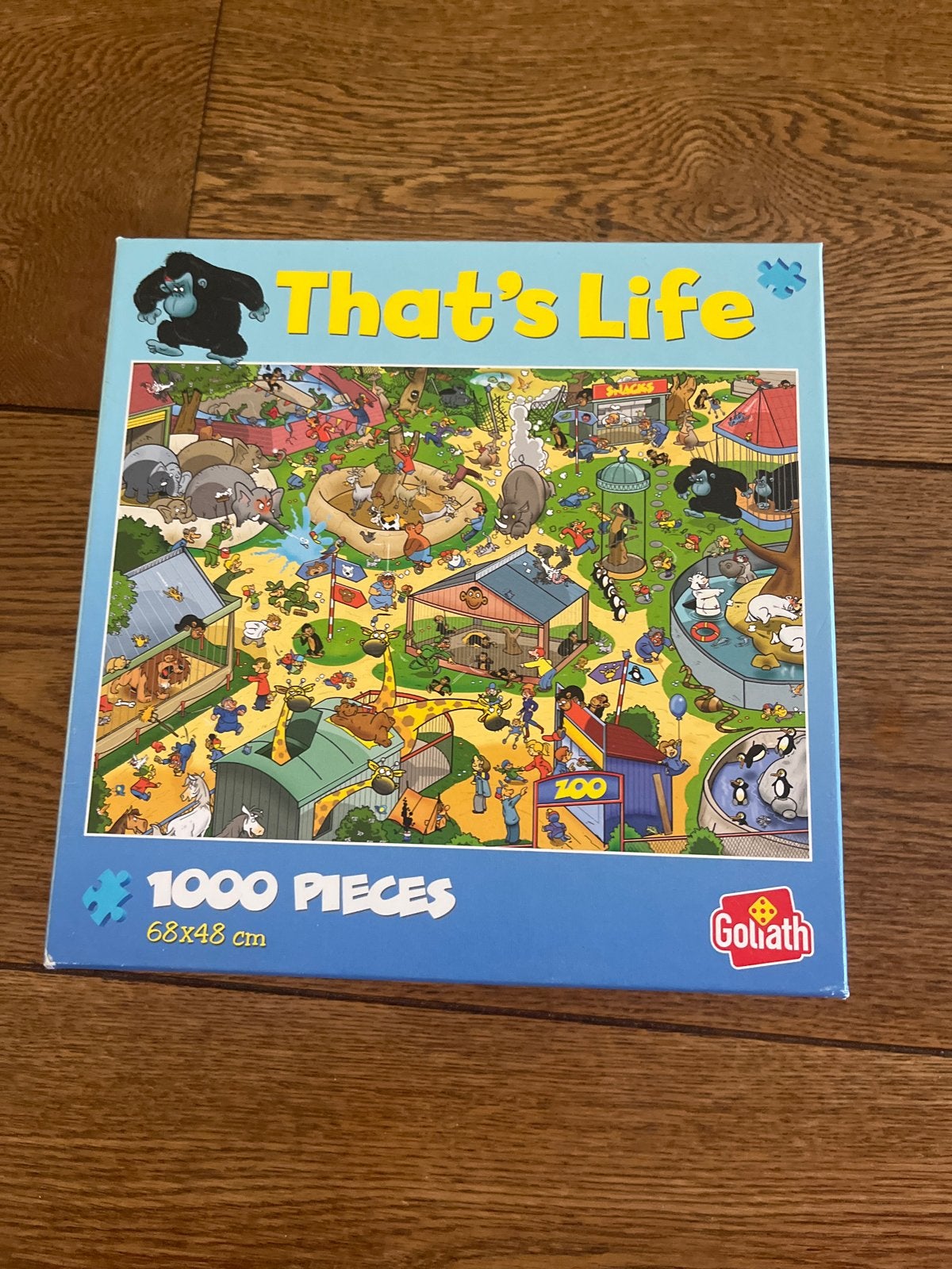 That's Life Zoo Legpuzzel 1000 stukjes- Goliath, Ophalen of Verzenden, 500 t/m 1500 stukjes, Gebruikt, Legpuzzel