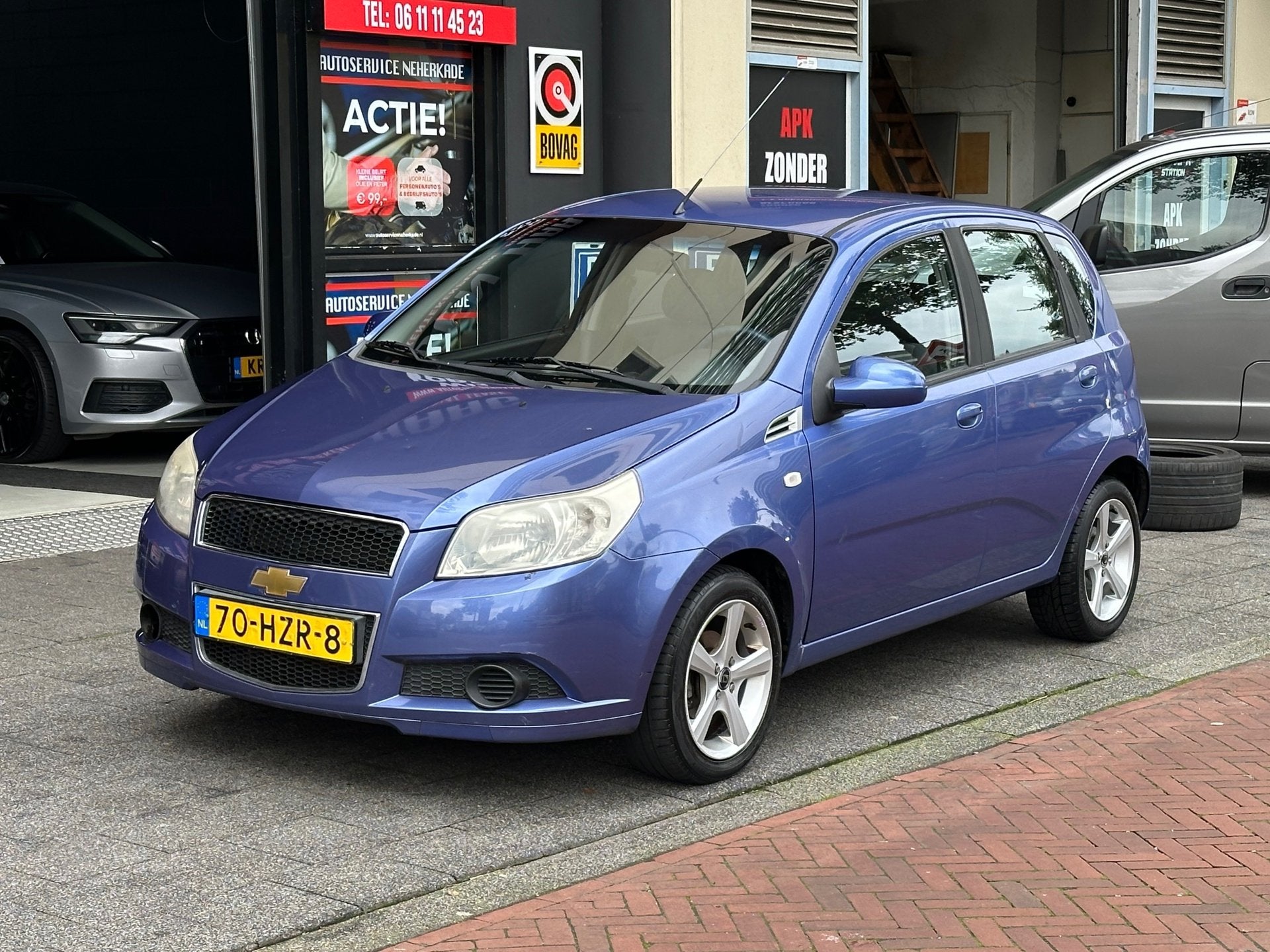 Chevrolet Aveo 1.4 16V LS 5 Deurs Airco, Auto's, Voorwielaandrijving, Aveo, Verwarmde buitenspiegels, Origineel Nederlands