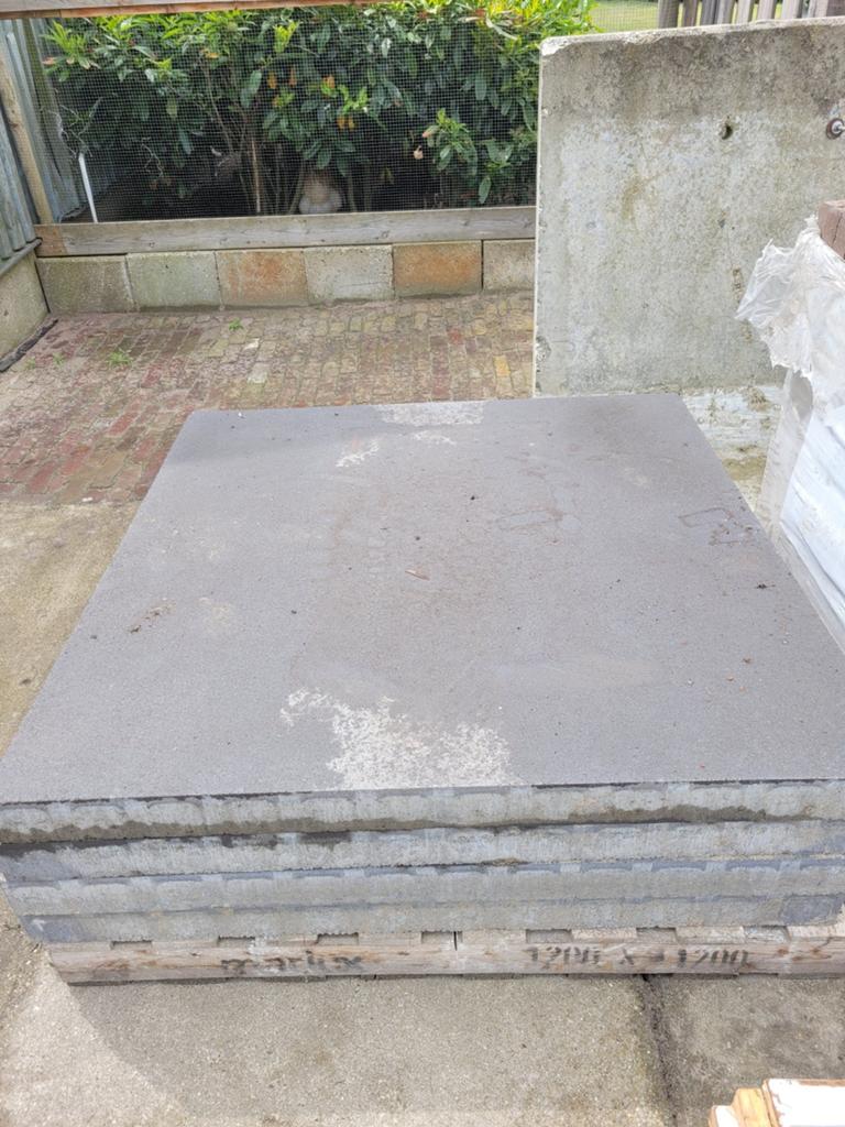 Tegels groot formaat, Tuin en Terras, Tegels en Klinkers, Ophalen of Verzenden, Beton, Terrastegels